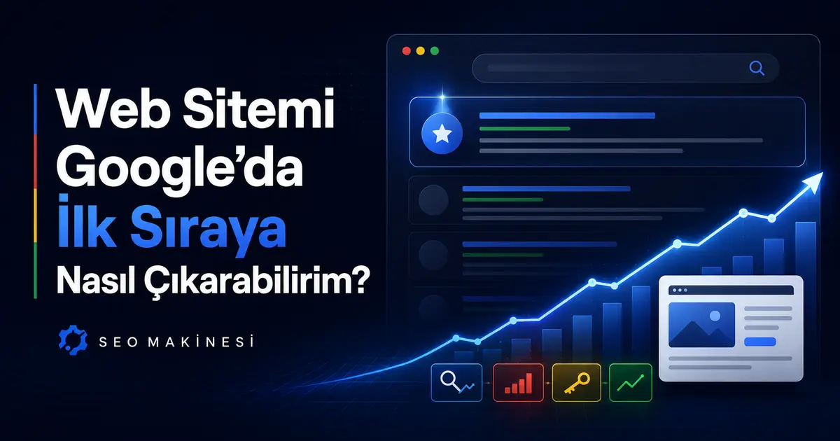 Web Sitemi Google’da İlk Sıraya Nasıl Çıkarabilirim?